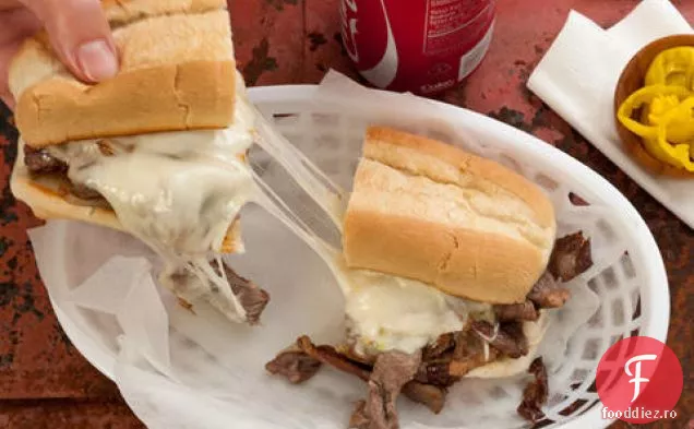 Easy Philly Cheesesteaks