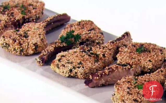 Quinoa și miel Crustat cu ierburi