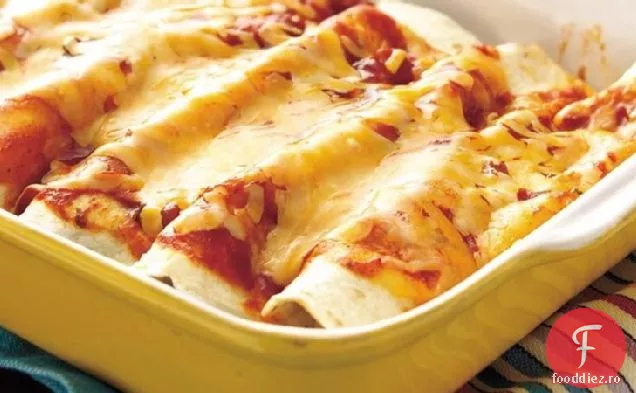 Enchiladas cu spanac și carne de vită