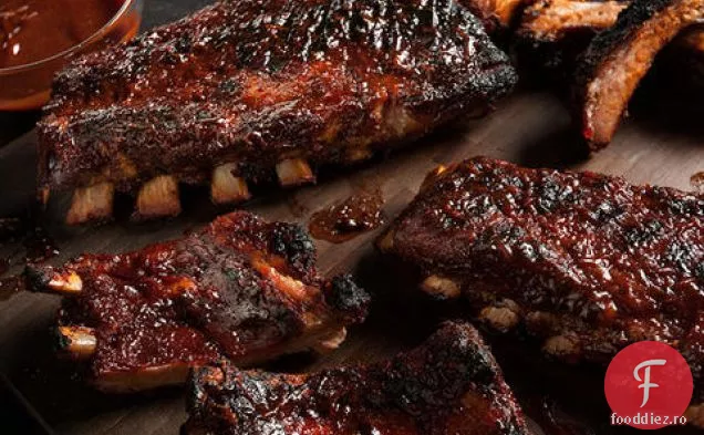 Ușor BBQ copil înapoi coaste de porc