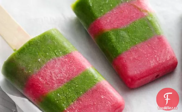 Căpșuni Verde Smoothie Pops