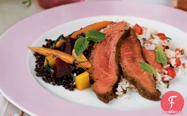 Picior de miel condimentat cu unt Indian