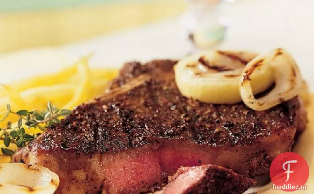 Friptură de ardei la grătar fără Gluten cu ceapă de miere