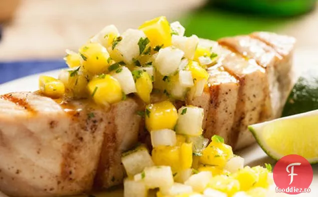 Jicama-Salsa De Mango