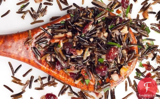 Salată de orez sălbatic, Pecan și afine