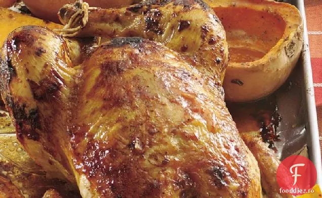 Teriyaki friptură de pui și suc de fructe