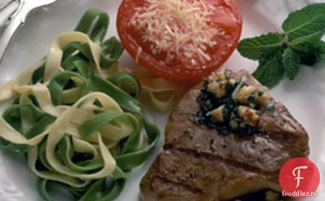 Cotlete De Miel Pesto De Mentă