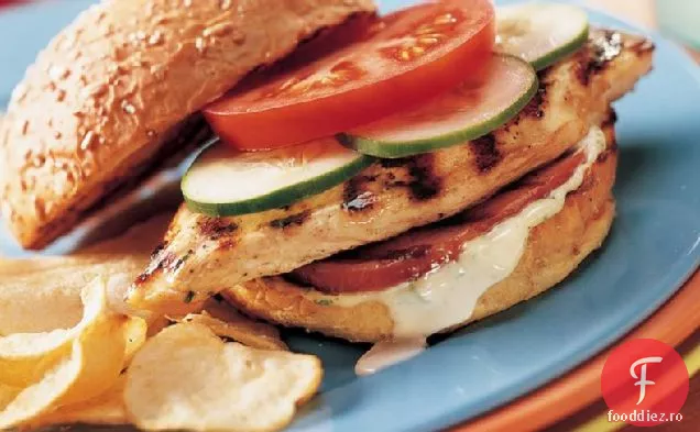 Sandvișuri Cu File De Pui La Grătar