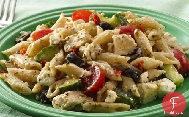 Salată Mediteraneană De Pui-Paste