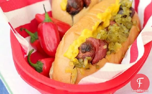 Hot Dog Învelit Cu Slănină