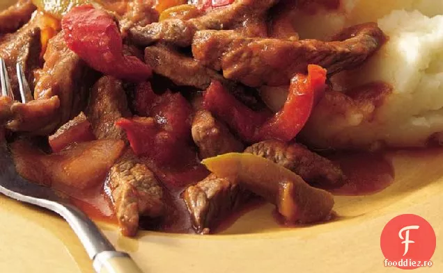 Carne de vită italiană fără Gluten cu piure de cartofi