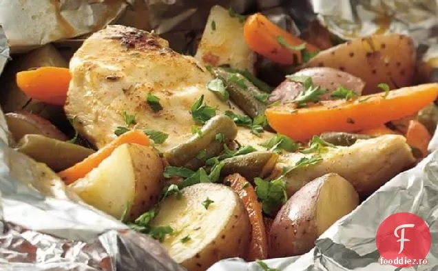 Pachete De Cină Cu Pui De Boia La Grătar