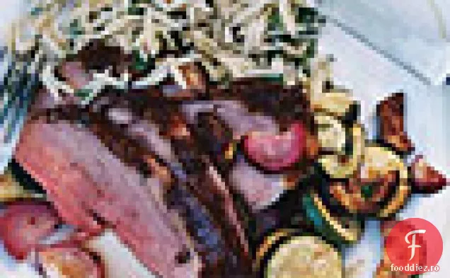 Picior de miel la grătar cu cimbru și ienibahar