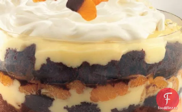 Tort Cu Bol De Ciocolată-Portocaliu