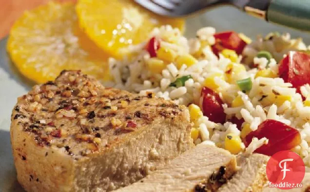 Pachete De Folie De Porc Din Sud-Vest La Grătar