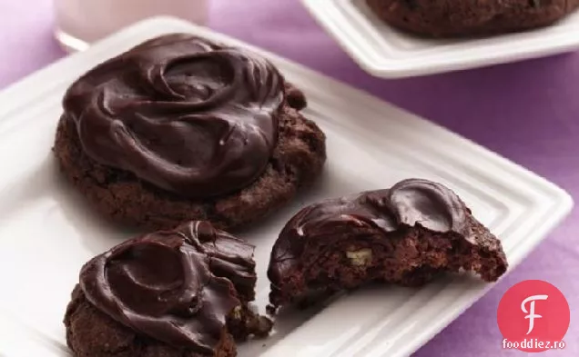 Fudgy Mată Brownie Cookie-Uri