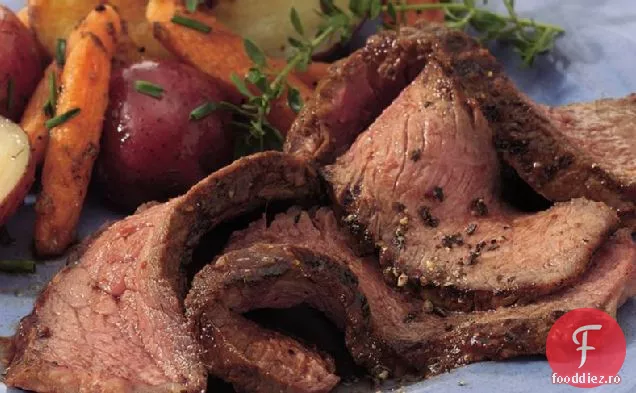 Usturoi și cimbru la grătar