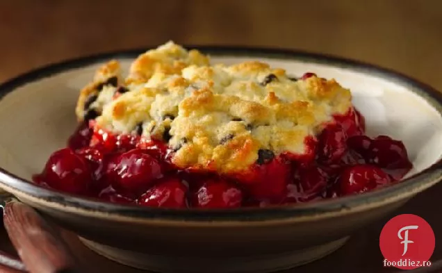 Cobbler De Cireșe Cu Ciocolată Fără Gluten