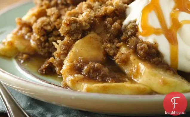 Caramel-Butterscotch Apple Crisp (Făină Albă De Grâu Integral)
