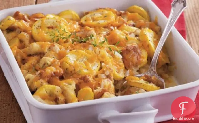 Cheddar-Caserola De Dovlecei