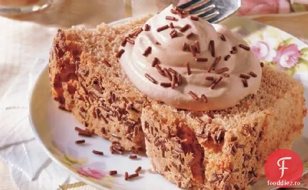 Tort De Înger Mocha Cu Conținut Scăzut De Grăsimi