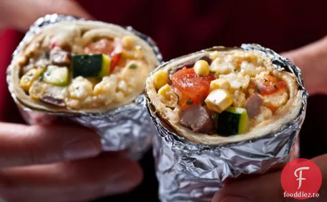 Mic Dejun Vegetarian Burritos