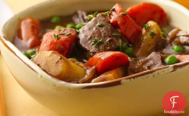 Tocană De Vită Cu Ceapă Caramelizată Cu Aragaz Lent
