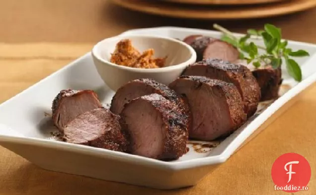 Filet De Porc Frecat Cu Chili La Grătar