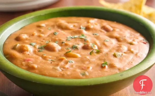 Slow-Aragaz Cheesy Fasole Dip