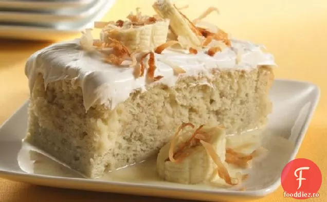 Banana Tres Leches Desert