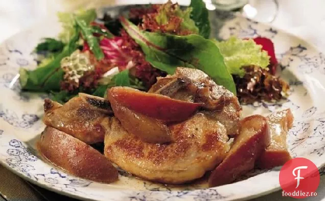 Cotlet de porc și mere