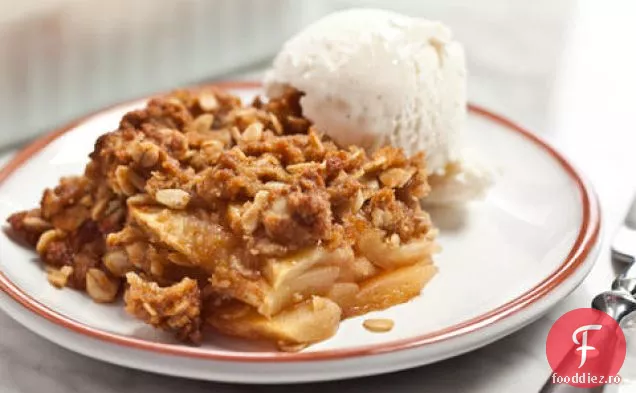 Easy Apple Crisp cu fulgi de ovăz Streusel