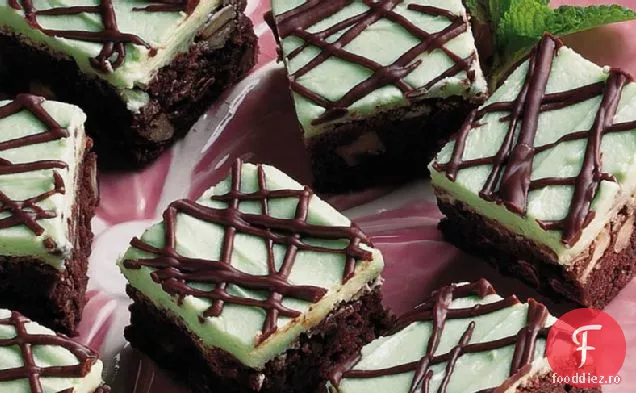 Brownies Cu Mentă-Ciocolată