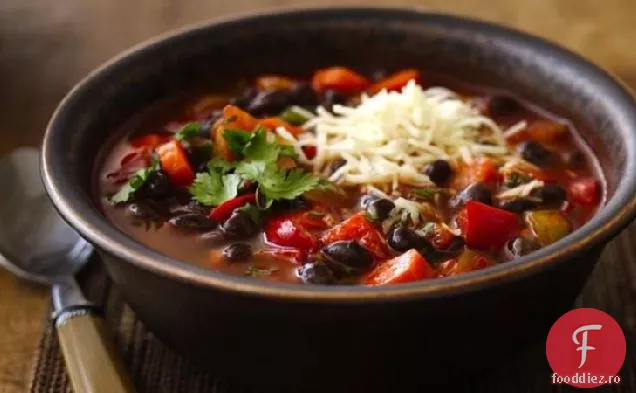Chili de fasole neagră cu coriandru