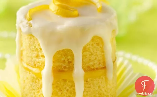 Cupcakes De Sărbătoare Cu Șampanie Cu Lămâie