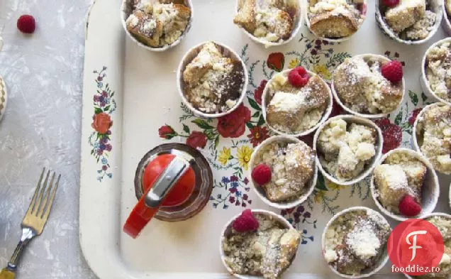 Cupcakes De Pâine Prăjită Cu Scorțișoară Peste Noapte