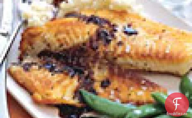 Tilapia Cu Sos De Unt Balsamic, Cartofi Piure De Cimbru Și