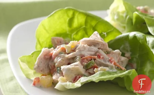 Salată De Pui Cu Ananas Împachetări De Salată