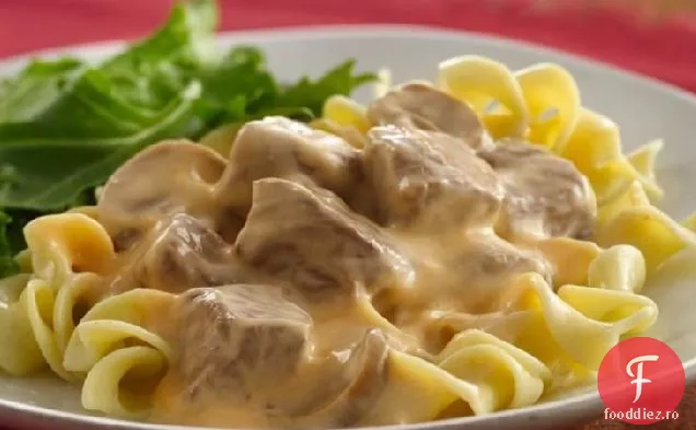 Stroganoff De Vită Cu Aragaz Lent