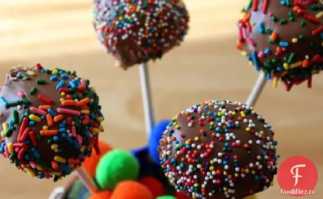 Curcubeu-Stropit Brownie Pops