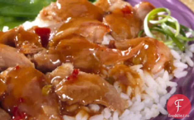 Copane de curcan cu sos de prune