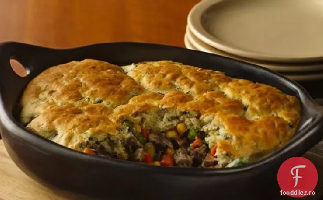 Plăcintă cu orez sălbatic și ciuperci