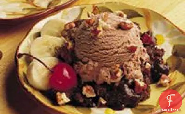 Hot Fudge Sundae tort pentru două