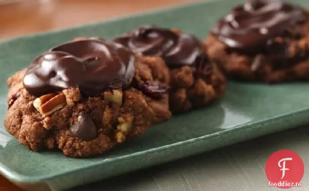 Cookie-Uri Decadente Cu Cireșe Cu Ciocolată Dublă Fără Gluten