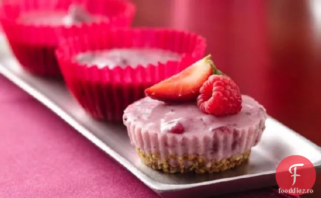 Mini Cheesecakes Cu Afine Și Fructe De Pădure