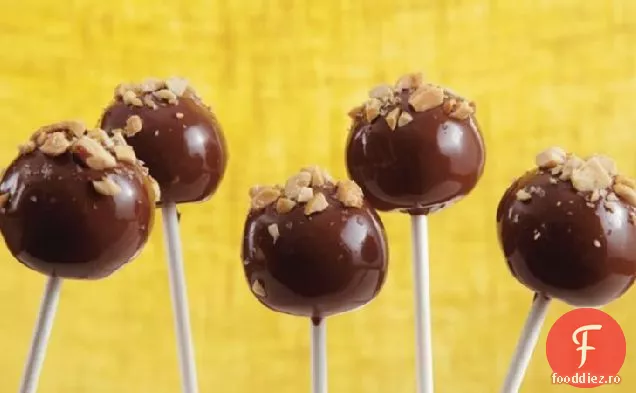 Brownie Pops Cu Unt De Arahide Sărat