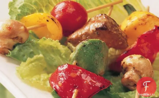 Gratar Caesar Carne De Vită Aperitiv Kabobs