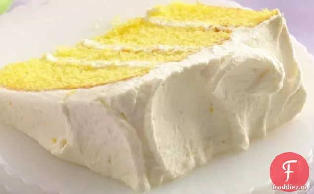 Tort Cu Cremă De Catifea Cu Lămâie