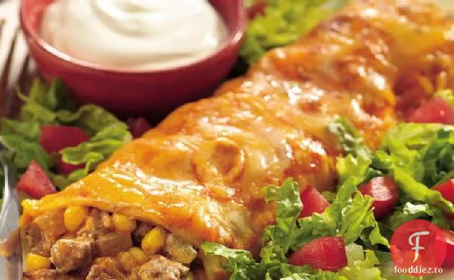 Carne de vită și Verde Chile Enchiladas