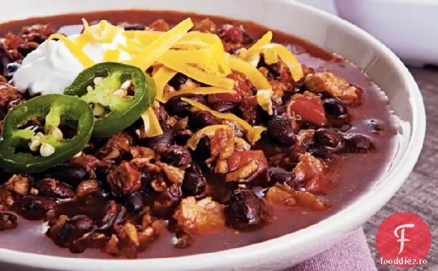 Chili Vegetarian De Fasole Neagră